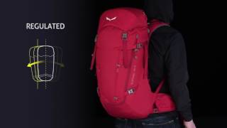 Salewa Alptrek Backpack  Tutorial [upl. by Ilatfen]