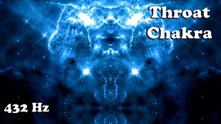 POWERFUL 432 Hz 5 THROAT CHAKRA Activation and Balancing 15 minute meditation [upl. by Ykceb411]