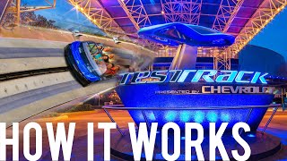 Behind the Scenes How It Works Test Track  EPCOT  Disneys FASTEST ride [upl. by Ahcilef777]