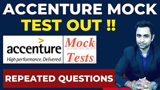 Accenture Mock test  Attempt Now  Repeated Questions amp Topic [upl. by Azalea]