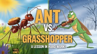 Ant And The Grasshopper Story In English Learn English Moral Stories For Kids [upl. by Zena922]