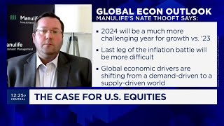 Economic slowdown expected in 2024 Manulife Investment Managements Nate Thooft [upl. by Berthold]