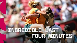 A sensational Rugby Sevens Comeback  Last 4 Minutes IN FULL  Australia v New Zealand  SVNS Madrid [upl. by Haddad]