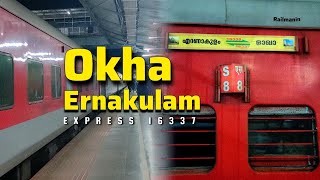 Okha  Ernakulam express  Train journey  Sleeper class [upl. by Narah]