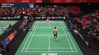 Match point  Ayush Shetty vs Tan Jia Jie  MS SF  Dutch Open 2024 [upl. by Ultun]