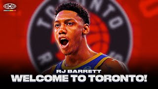 RJ BARRETT WELCOME TO THE RAPTORS [upl. by Cantlon653]