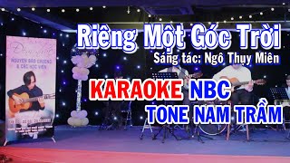 Riêng Một Góc Trời  Karaoke Tone Nam Trầm [upl. by Gloriana]