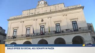 Dalle offese sui social agli schiaffi in piazza [upl. by Annohsak]