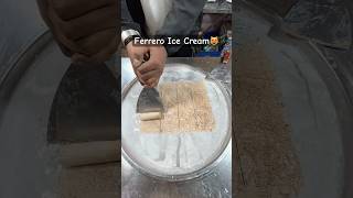 Live Ferrero Rocher Tawa Ice Cream😻  Indian Street Food shorts [upl. by Ariella145]