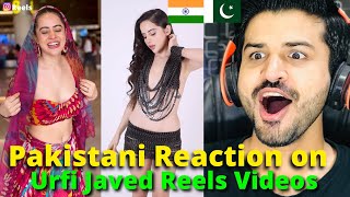 PAKISTANI REACT ON URFI JAVED REELS VIDEOS  REACTION VLOGGER [upl. by Arlinda]