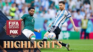 Argentina vs Saudi Arabia Highlights  2022 FIFA World Cup [upl. by Nieberg]