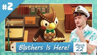 Video Journal  Animal Crossing New Horizons Blathers Is Here [upl. by Sabra796]