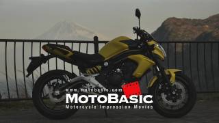 Kawasaki ER6n 2012 SHORT TEST RIDE カワサキ ER6n バイク試乗ショートインプレ・レビュー [upl. by Aizirk]