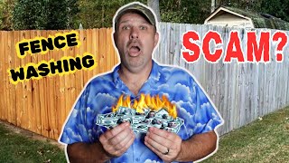 Could Soft Washing Your Fence Be A Scam [upl. by Toffey446]