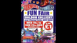 Turners Fun Fair At Boldon Colliery Vlog 20th August 2020 [upl. by Atselec220]