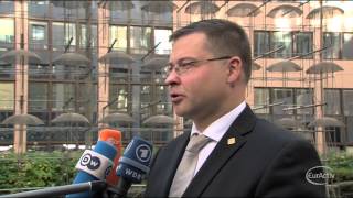 Latvian PM EU budget cuts foreseen  November EU Summit 2012 [upl. by Idieh636]