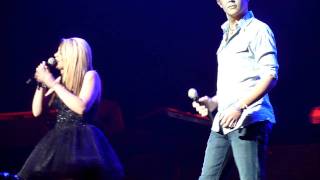 Scotty McCreery amp Lauren Alaina When You Say Nothing At All San Jose CA 7132011 [upl. by Ewan]