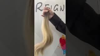 Flat Weft Hair Extensions B4860 Balayage Hair Double Drawn  REIGN HAIR [upl. by Hurless]