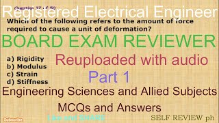 REE Board Exam Reviewer ESAS Part 1 Reupload  50  Items  Objective type Questions and Answers [upl. by Natsirc]