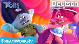 LIEBESZUGCLIP  TROLLS  FEIERN MIT DEN TROLLS DreamWorksTVDeutsch [upl. by Nilrah]