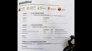 35 Weissbier cerveza de Trigo maceración escalonada en prototipo Brewery Land proceso al detalle [upl. by Ipoillak881]