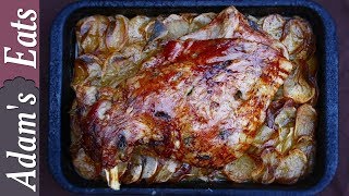 Roast shoulder of lamb with boulangere potatoes [upl. by Sitrik671]