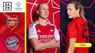 Arsenal vs Bayern Munich  UEFA Women’s Champions League 202425 Matchday 6 Prematch Show [upl. by Segroeg]