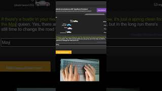 154 WPM Typeracer typeracer fasttyping speedtyping typist typing [upl. by Leina]