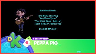 Supermonstruos Una amistad con mucha garra  Creditos finales  Peppa pig [upl. by Idolah443]