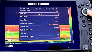 Humminbird How to Adjust Noise Filter Setting [upl. by Ettecul]