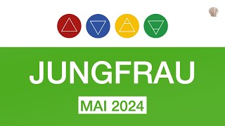 JUNGFRAU ♍️ MAI 2024 quotTIEFE ERFÜLLUNG 💕quot  TAROT MONATSLEGUNG MONATSORAKEL [upl. by Tristas]