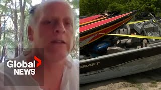 Deadly Ontario boat crash witness says hes seen same boat speeding many times before [upl. by Sairahcaz]