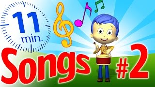 TuTiTu Songs  Songs for Children Collection with lyrics  Vol 2 [upl. by Oetam]