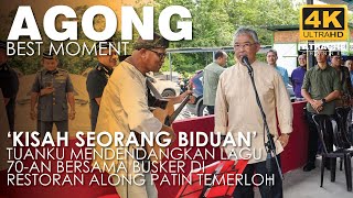 BILA TUANKU NYANYI KISAH SEORANG BIDUAN  YDP Agong berkenan mendendangkan lagu popular era 70an [upl. by Dinsdale118]