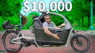 I Tested The Boujiest Cargo Bike You Can Buy [upl. by Ahsitram]