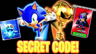 Sonic Speed Simulator SECRET ADMIN CODES Roblox [upl. by Orran540]