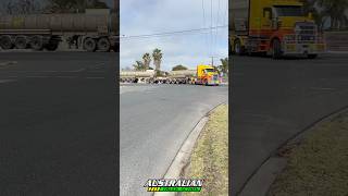 Kenworth T610 SAR tanker road train turning [upl. by Etiuqal]