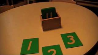 Montessori  Numbers through Ten  The Sandpaper Numbers [upl. by Allisurd]