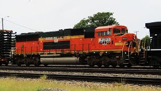 Ex BNSF SD60M CBFX 6034 trails on NS 112 [upl. by Antoni]