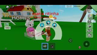 jogando Brookhaven de pou ❤gatinhamauluca2551 Isagamertuuber Mariaritinhaevavabloxofc [upl. by Yecad]