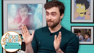 Daniel Radcliffe Rewatches His Roles In Harry Potter The Simpsons amp More 2019  Couch Surfing [upl. by Dulcinea]