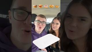 Can She GUESS My FAST FOOD ORDER😳🍔 challenge game vs guess foodie couple fyp [upl. by Amery]