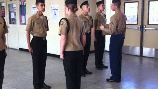 Curtis NJROTC Unarmed Inspection Team [upl. by Cruickshank625]