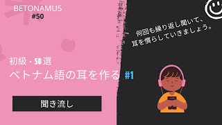 Luyện nghe tiếng Việt 1 ベトナム語の耳を作る 📀 聞き流し  ベトナム語南部弁 [upl. by Mian591]