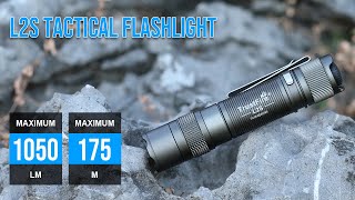 The best Trustfire L2S tactical flashlight 1050 lumens range 175 meters [upl. by Nelac]