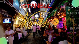 nevizade geceleri Nightlife Istanbul Nights  Nevizade Sokak Live music [upl. by Annaiv]