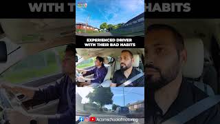 experience Driver with their bad habits driving drivingschool drivinginstructor [upl. by Yerga]