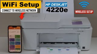 HP DeskJet 4220e WiFi Setup Connect To WiFi Add In iPhone For Wireless Printing amp Scanning 1 [upl. by Cogen]