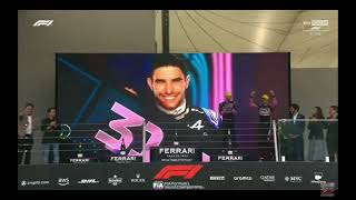 Max verstappen Esteban ocon and Pierre gasly podium in sao Paulo grand prix [upl. by Duax707]