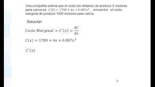 Costo marginal [upl. by Courtnay]